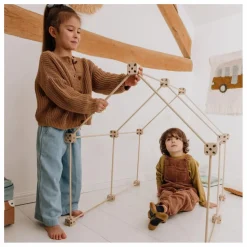 Clearance Sarbakane Cabane à construire - Pack Libellule - 43 pièces Bois clair