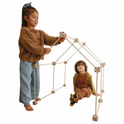 Clearance Sarbakane Cabane à construire - Pack Libellule - 43 pièces Bois clair