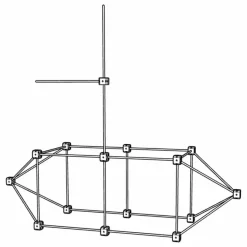 Clearance Sarbakane Cabane à construire - Pack Libellule - 43 pièces Bois clair
