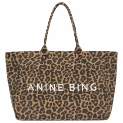 Femme Anine Bing Cabas Leo Léopard |