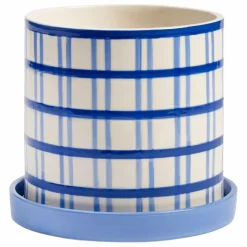 Best &Klevering Cache-pot Clash Grid | Bleu