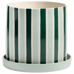 &Klevering Cache-pot Clash Stripe | Vert New