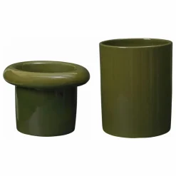 Ferm Living Cache-pot Rollo | Vert foncé Sale