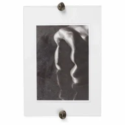 Ferm Living Cadre A4 avec photo Gravel Transparent