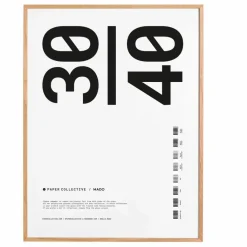 Paper Collective Cadre en chêne Naturel Discount