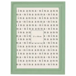 New Anna + Nina Cadre-photo en bois Sage | Sauge