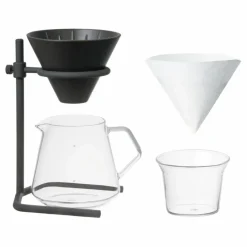 Kinto Cafetière set slow coffee - 4 tasses | Noir Hot