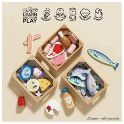 Le Toy Van Cuisines, Marchandes|Cagette de poissons du marché