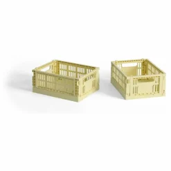 Hay Petits Rangements|Cagettes pliables Crate - Set de 2 |