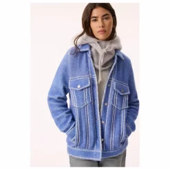 Clearance Kujten Cagoule Sybel Fluffy Cachemire | Gris chiné clair