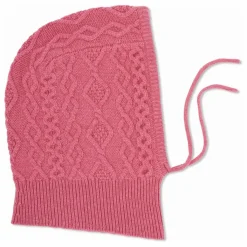 Sale Bompard Cagoule Torsades Cachemire | Rose bonbon