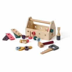 Best Kid's Concept Caisse à outils en bois Multicolore