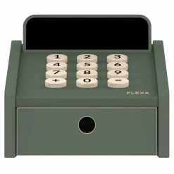 Online Flexa Caisse enregistreuse en bois - Set de 12 pièces | Gris foncé