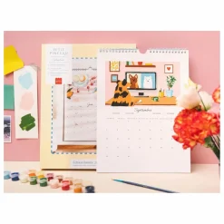 La Petite Épicerie Calendrier à peindre 2026