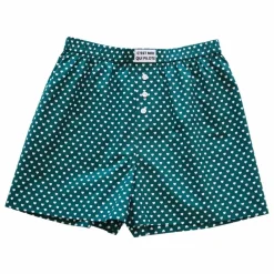 New C'est moi qui pilote Caleçon Cœurs | Vert