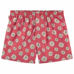 Clearance Pockies Caleçon Red Flowers | Rouge