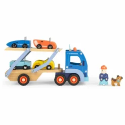 Moulin Roty Garages, Circuits|Camion de transport de voitures et ses accessoires |