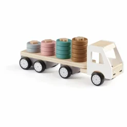 Kid's Concept Camion et anneaux à empiler Multicolore Outlet