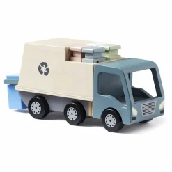 Hot Kid's Concept Camion poubelle en bois Multicolore