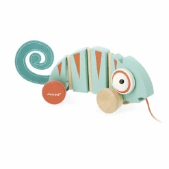 Janod Jouets D'Éveil|Caméleon à tirer Tropik