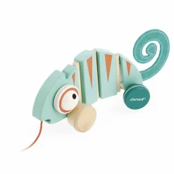 Janod Jouets D'Éveil|Caméleon à tirer Tropik