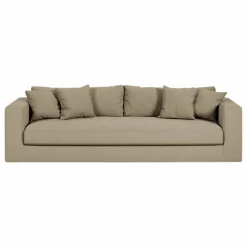 Panac Edition Canapé 3 places Bellechasse light en coton et - 240 cm | Lin Best