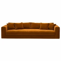 Panac Edition Canapé 4 places Bellechasse light en velours gratté - 260 cm |