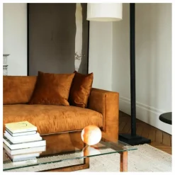 Panac Edition Canapé 4 places Bellechasse light en velours gratté - 260 cm |