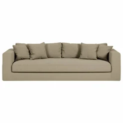 Panac Edition Canapé 4 places Bellechasse light en coton et - 260 cm | Lin Discount