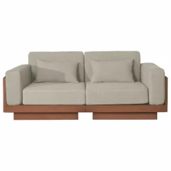 Sale Gabrielle Paris Canapé 2 places Georges le Confortable avec accoudoirs Naturel