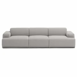 Clearance Muuto Canapé Connect Soft, 3 places | Gris clair