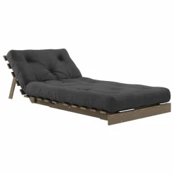 Clearance Karup Design Canapé convertible Roots 90 | Gris foncé