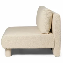 Ferm Living Canapé Dase bouclé module centre | Ivoire Sale