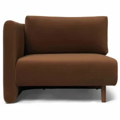 Ferm Living Canapé Dase velours module gauche | Marron Online