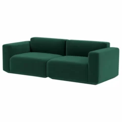 & Tradition Canapé Develius EV1, 2 places en velours | Vert forêt Clearance