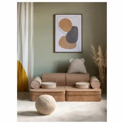 Enfant Wigiwama Chaises Enfant|Canapé modulable en velours côtelé |