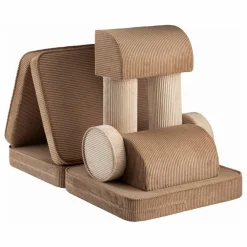 Enfant Wigiwama Chaises Enfant|Canapé modulable en velours côtelé |