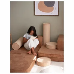 Enfant Wigiwama Chaises Enfant|Canapé modulable en velours côtelé |