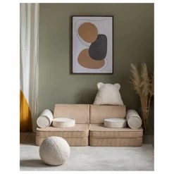 Enfant Wigiwama Chaises Enfant|Canapé modulable en velours côtelé |