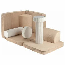 Enfant Wigiwama Chaises Enfant|Canapé modulable en velours côtelé |