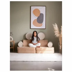 Enfant Wigiwama Chaises Enfant|Canapé modulable en velours côtelé |