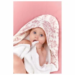 Tartine et Chocolat Puériculture|Linge De Toilette|Cape de bain en éponge Toile de Jouy |