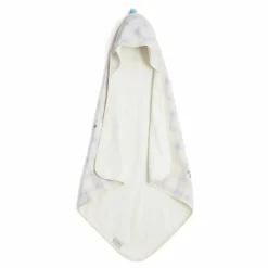 Clearance garbo&friends Cape de bain Gingham Sorrel | Bleu ciel