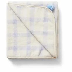 Clearance garbo&friends Cape de bain Gingham Sorrel | Bleu ciel
