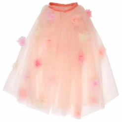 Meri Meri Cape florale Rose en tulle
