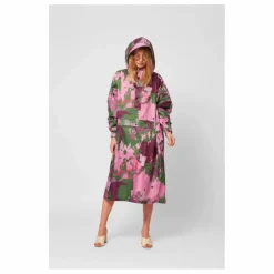 Femme Rainkiss Cape Imperméable Digi Spring Camo | Lilas