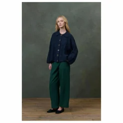 Louise Misha Cape Khellane Maille - Collection Femme | Bleu marine New