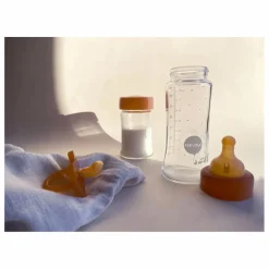 Hevea Capuchon pour biberon à col large Naturel