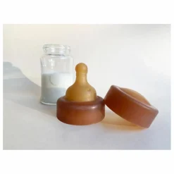 Hevea Capuchon pour biberon à col large Naturel