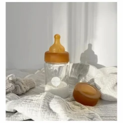 Hevea Capuchon pour biberon à col large Naturel